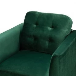 Selma Green Club Chair with Metal Legs by JAYDEN CREATION -JAYDEN CREATION Sales green jayden creation accent chairs chyjh0216 green 1f 1000