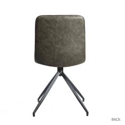 Levant Green Faux Leather Side Chair with Split Metal Legs (Set of 2) by JAYDEN CREATION 12 Levant Green Faux Leather Side Chair with Split Metal Legs (Set of 2) by JAYDEN CREATION -JAYDEN CREATION Sales green jayden creation dining chairs hchww0129 green 66 1000