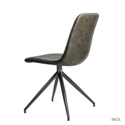 Levant Green Faux Leather Side Chair with Split Metal Legs (Set of 2) by JAYDEN CREATION 13 Levant Green Faux Leather Side Chair with Split Metal Legs (Set of 2) by JAYDEN CREATION -JAYDEN CREATION Sales green jayden creation dining chairs hchww0129 green c3 1000