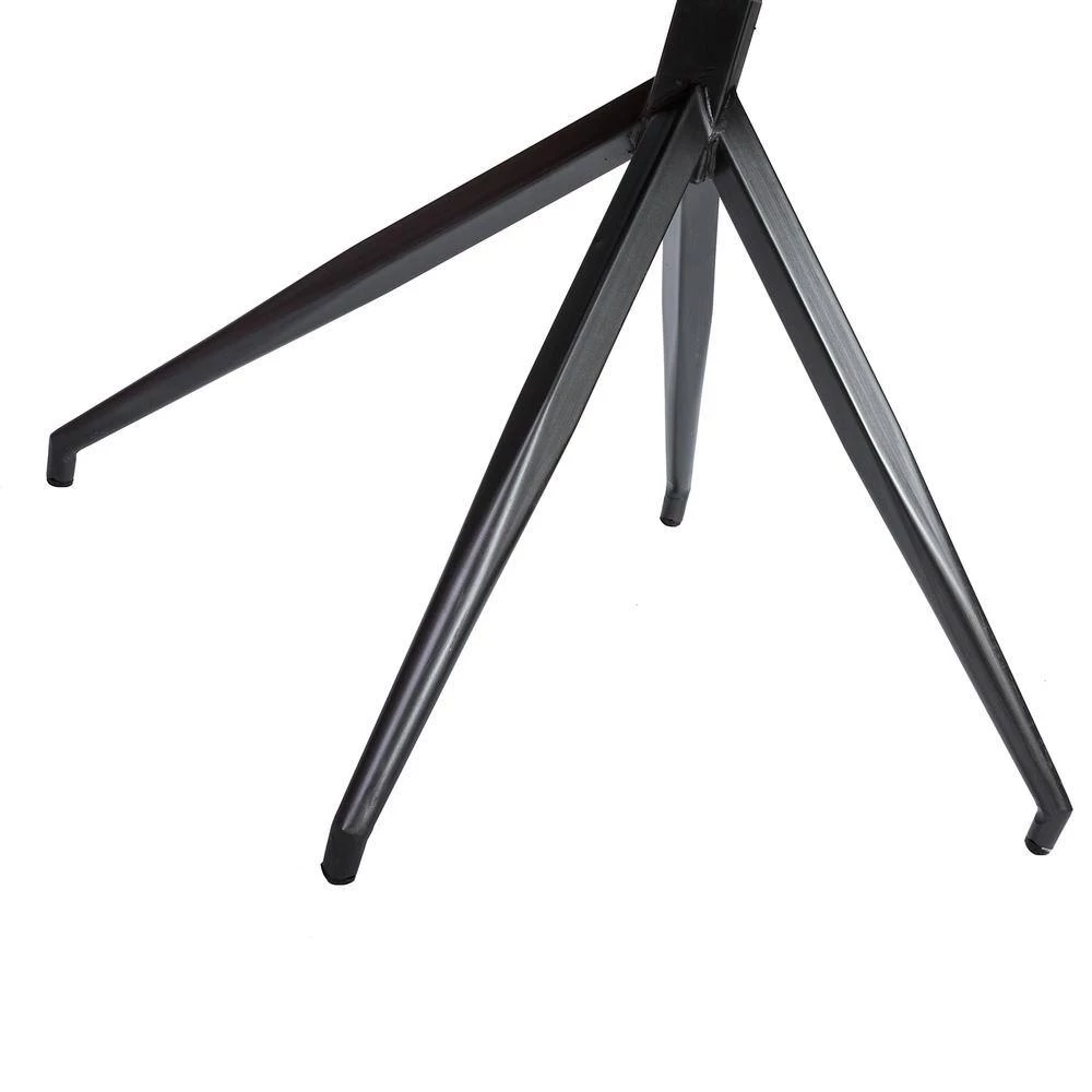 Levant Green Faux Leather Side Chair with Split Metal Legs (Set of 2) by JAYDEN CREATION 8 Levant Green Faux Leather Side Chair with Split Metal Legs (Set of 2) by JAYDEN CREATION - Image 8