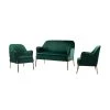 Alita 3-Piece Green Living Room Set by JAYDEN CREATION