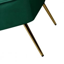 Carmita 47 in. Green Velvet Tufted 2-Seats Loveseats Sofa with Golden Base by JAYDEN CREATION -JAYDEN CREATION Sales green jayden creation loveseats sfm0140 green fa 1000