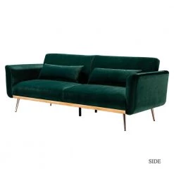 Cartier 3-Seat Green Velvet Sofa by JAYDEN CREATION -JAYDEN CREATION Sales green jayden creation sofas couches sfdc0025 green 66 1000