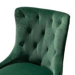 Adelina Green Swivel Tufted Task Chair with Nailhead Trim by JAYDEN CREATION -JAYDEN CREATION Sales green jayden creation task chairs ofmyn0145 green 1f 1000
