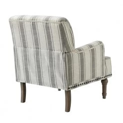 Imperia Grey Armchair with Turned Legs by JAYDEN CREATION -JAYDEN CREATION Sales grey jayden creation accent chairs chm0406 grey c3 1000