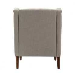 Cecília Grey Armchair With Solid Wood Legs Set of 2 by JAYDEN CREATION 12 Cecília Grey Armchair With Solid Wood Legs Set of 2 by JAYDEN CREATION -JAYDEN CREATION Sales grey jayden creation accent chairs chm0584 grey s2 66 1000