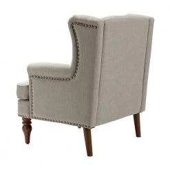 Cecília Grey Armchair With Solid Wood Legs Set of 2 by JAYDEN CREATION 13 Cecília Grey Armchair With Solid Wood Legs Set of 2 by JAYDEN CREATION -JAYDEN CREATION Sales grey jayden creation accent chairs chm0584 grey s2 c3 1000