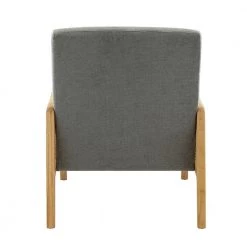 Finebaik Grey ArmChair with Solid Wood Legs (Set of 2) by JAYDEN CREATION -JAYDEN CREATION Sales grey jayden creation accent chairs chs0461 grey s2 66 1000