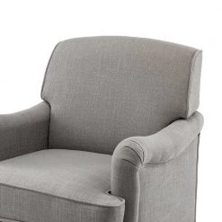 Achilles Grey Armchair with Turned Legs (Set of 2) by JAYDEN CREATION -JAYDEN CREATION Sales grey jayden creation accent chairs chwh0442 grey s2 4f 1000