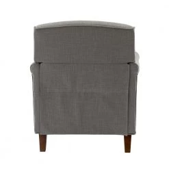 Achilles Grey Armchair with Turned Legs (Set of 2) by JAYDEN CREATION -JAYDEN CREATION Sales grey jayden creation accent chairs chwh0442 grey s2 66 1000