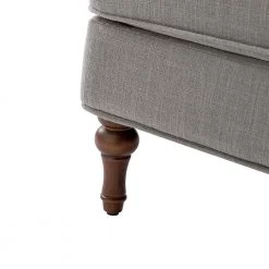 Achilles Grey Armchair with Turned Legs (Set of 2) by JAYDEN CREATION -JAYDEN CREATION Sales grey jayden creation accent chairs chwh0442 grey s2 fa 1000