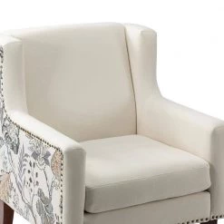 Gerry Grey Armchair with Spring (Set of 2) by JAYDEN CREATION -JAYDEN CREATION Sales grey jayden creation accent chairs chwh0616 grey s2 1f 1000