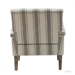 Hallstatt Retro Color Grey Accent Arm Chair with Wood Base by JAYDEN CREATION -JAYDEN CREATION Sales grey jayden creation accent chairs hchs0105 grey 66 1000