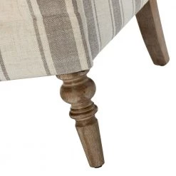 Hallstatt Retro Color Grey Accent Arm Chair with Wood Base by JAYDEN CREATION -JAYDEN CREATION Sales grey jayden creation accent chairs hchs0105 grey fa 1000