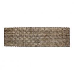 Horacio Kubu Rattan Grey Bench with Open Bottom by JAYDEN CREATION -JAYDEN CREATION Sales grey jayden creation dining benches bept0180 grey 4f 1000