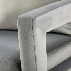 Barmen 50 in. Grey Upholstered Loveseat with Loose Back by JAYDEN CREATION -JAYDEN CREATION Sales grey jayden creation loveseats hsfmsy0134 grey 44 1000