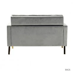 Barmen 50 in. Grey Upholstered Loveseat with Loose Back by JAYDEN CREATION -JAYDEN CREATION Sales grey jayden creation loveseats hsfmsy0134 grey 66 1000