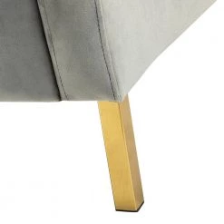 Barmen 50 in. Grey Upholstered Loveseat with Loose Back by JAYDEN CREATION -JAYDEN CREATION Sales grey jayden creation loveseats hsfmsy0134 grey fa 1000