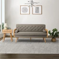 Carla 62.5" Grey sofa with Tufted Back by JAYDEN CREATION -JAYDEN CREATION Sales grey jayden creation loveseats sfs0400 grey 31 1000