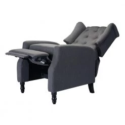 Carina Grey Tufted Manual Recliner by JAYDEN CREATION -JAYDEN CREATION Sales grey jayden creation recliners choy6023 grey c3 1000