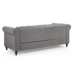 Lucía 82.5 in. Wide Grey Sofas with Nailhead Trim by JAYDEN CREATION -JAYDEN CREATION Sales grey jayden creation sofas couches cy2026b 3 grey p c3 1000