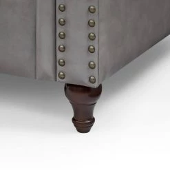 Lucía 82.5 in. Wide Grey Sofas with Nailhead Trim by JAYDEN CREATION -JAYDEN CREATION Sales grey jayden creation sofas couches cy2026b 3 grey p fa 1000