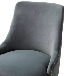 Bella Grey Nailhead Swivel Task Chair by JAYDEN CREATION -JAYDEN CREATION Sales grey jayden creation task chairs ofm0003 grey fa 1000