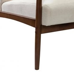 Leon Ivory ArmChair with Button Tufted by JAYDEN CREATION -JAYDEN CREATION Sales ivory jayden creation accent chairs chaf0332 ivory fa 1000