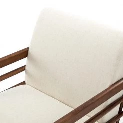 Daphne Ivory ArmChair with Solid Wood Legs by JAYDEN CREATION -JAYDEN CREATION Sales ivory jayden creation accent chairs chaf0339 ivory 1f 1000