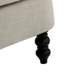 Yadira Ivory ArmChair with Turned Leg by JAYDEN CREATION -JAYDEN CREATION Sales ivory jayden creation accent chairs chdt0319 ivory fa 1000