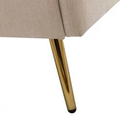 Magnesia Ivory Armchair with Metal Legs (Set of 2) by JAYDEN CREATION 17 Magnesia Ivory Armchair with Metal Legs (Set of 2) by JAYDEN CREATION -JAYDEN CREATION Sales ivory jayden creation accent chairs chhq0414 ivory s2 fa 1000