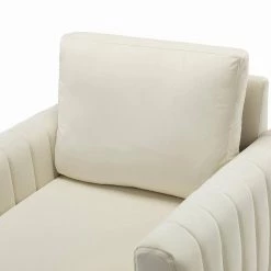 Ennomus Ivory Club Chair with Metal Legs (Set of 2) by JAYDEN CREATION 15 Ennomus Ivory Club Chair with Metal Legs (Set of 2) by JAYDEN CREATION -JAYDEN CREATION Sales ivory jayden creation accent chairs chhq0468 ivory s2 1f 1000