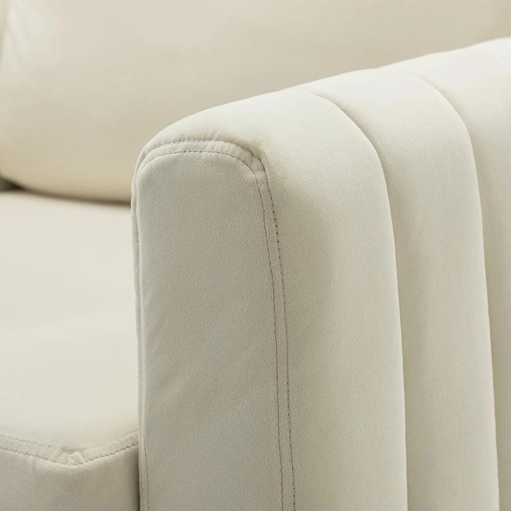 Ennomus Ivory Club Chair with Metal Legs (Set of 2) by JAYDEN CREATION 7 Ennomus Ivory Club Chair with Metal Legs (Set of 2) by JAYDEN CREATION - Image 7