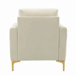 Ennomus Ivory Club Chair with Metal Legs (Set of 2) by JAYDEN CREATION 12 Ennomus Ivory Club Chair with Metal Legs (Set of 2) by JAYDEN CREATION -JAYDEN CREATION Sales ivory jayden creation accent chairs chhq0468 ivory s2 66 1000