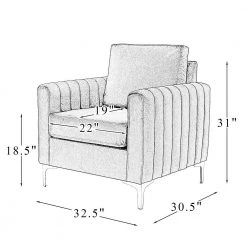 Ennomus Ivory Club Chair with Metal Legs (Set of 2) by JAYDEN CREATION 18 Ennomus Ivory Club Chair with Metal Legs (Set of 2) by JAYDEN CREATION -JAYDEN CREATION Sales ivory jayden creation accent chairs chhq0468 ivory s2 76 1000