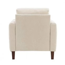 Ismenus Ivory Club Chair with Wood Legs by JAYDEN CREATION 12 Ismenus Ivory Club Chair with Wood Legs by JAYDEN CREATION -JAYDEN CREATION Sales ivory jayden creation accent chairs chhq0469 ivory 66 1000