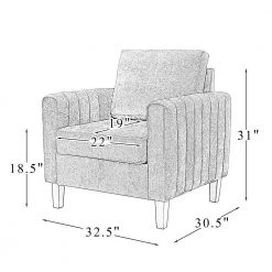 Ismenus Ivory Club Chair with Wood Legs by JAYDEN CREATION 18 Ismenus Ivory Club Chair with Wood Legs by JAYDEN CREATION -JAYDEN CREATION Sales ivory jayden creation accent chairs chhq0469 ivory 76 1000