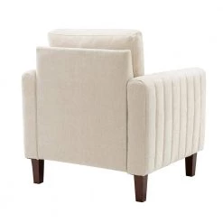 Ismenus Ivory Club Chair with Wood Legs by JAYDEN CREATION 13 Ismenus Ivory Club Chair with Wood Legs by JAYDEN CREATION -JAYDEN CREATION Sales ivory jayden creation accent chairs chhq0469 ivory c3 1000