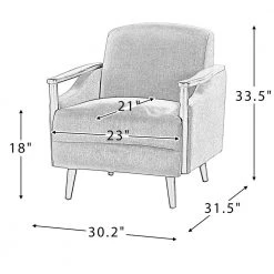 Joakin Ivory Wooden Upholstered Armchair (Set of 2) by JAYDEN CREATION -JAYDEN CREATION Sales ivory jayden creation accent chairs chjh0345 ivory s2 76 1000