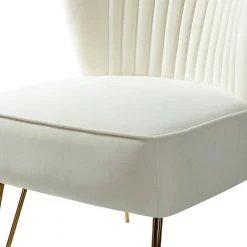 Alonzo Ivory Side Chair with Tufted Back by JAYDEN CREATION 16 Alonzo Ivory Side Chair with Tufted Back by JAYDEN CREATION -JAYDEN CREATION Sales ivory jayden creation accent chairs chm0120 ivory 4f 1000
