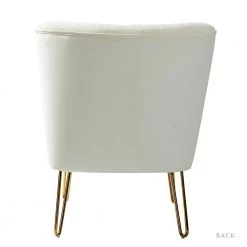 Alonzo Ivory Side Chair with Tufted Back by JAYDEN CREATION 14 Alonzo Ivory Side Chair with Tufted Back by JAYDEN CREATION -JAYDEN CREATION Sales ivory jayden creation accent chairs chm0120 ivory 66 1000