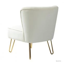Alonzo Ivory Side Chair with Tufted Back by JAYDEN CREATION 15 Alonzo Ivory Side Chair with Tufted Back by JAYDEN CREATION -JAYDEN CREATION Sales ivory jayden creation accent chairs chm0120 ivory c3 1000