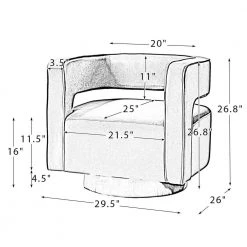 Bettina Golden Base Ivory Comfy Velvet Arm Barrel Chair with Open Back (Set of 2) by JAYDEN CREATION -JAYDEN CREATION Sales ivory jayden creation accent chairs chm0141 ivory s2 76 1000