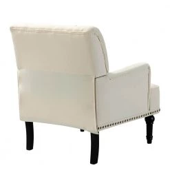 Enrica Ivory Armchair with Nailhead Trim (Set of 2) by JAYDEN CREATION -JAYDEN CREATION Sales ivory jayden creation accent chairs chm0232 ivory s2 c3 1000
