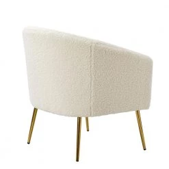 Bolzano Ivory Barrel Chair with Metal Legs (Set of 2) by JAYDEN CREATION 13 Bolzano Ivory Barrel Chair with Metal Legs (Set of 2) by JAYDEN CREATION -JAYDEN CREATION Sales ivory jayden creation accent chairs chm0403 ivory s2 c3 1000