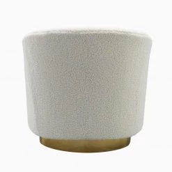 Cadeddu Ivory Swivel Barrel Chair with Metal Base (Set of 2) by JAYDEN CREATION 12 Cadeddu Ivory Swivel Barrel Chair with Metal Base (Set of 2) by JAYDEN CREATION -JAYDEN CREATION Sales ivory jayden creation accent chairs chm0450 ivory s2 66 1000