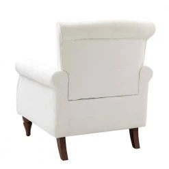 Aegina Ivory Armchair with Nailhead Trim by JAYDEN CREATION -JAYDEN CREATION Sales ivory jayden creation accent chairs chm0528 ivory c3 1000