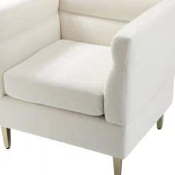 Maya Ivory Barrel Chair with Metal Legs (Set of 2) by JAYDEN CREATION 15 Maya Ivory Barrel Chair with Metal Legs (Set of 2) by JAYDEN CREATION -JAYDEN CREATION Sales ivory jayden creation accent chairs chm0597 ivory s2 1f 1000