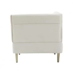 Maya Ivory Barrel Chair with Metal Legs (Set of 2) by JAYDEN CREATION 12 Maya Ivory Barrel Chair with Metal Legs (Set of 2) by JAYDEN CREATION -JAYDEN CREATION Sales ivory jayden creation accent chairs chm0597 ivory s2 66 1000