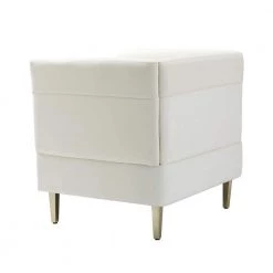 Maya Ivory Barrel Chair with Metal Legs (Set of 2) by JAYDEN CREATION 13 Maya Ivory Barrel Chair with Metal Legs (Set of 2) by JAYDEN CREATION -JAYDEN CREATION Sales ivory jayden creation accent chairs chm0597 ivory s2 c3 1000
